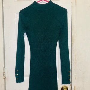 Knit stretch knit dress